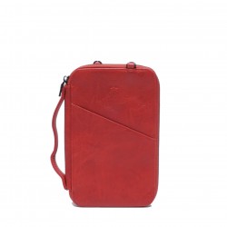 Athena Passport Pouch Red