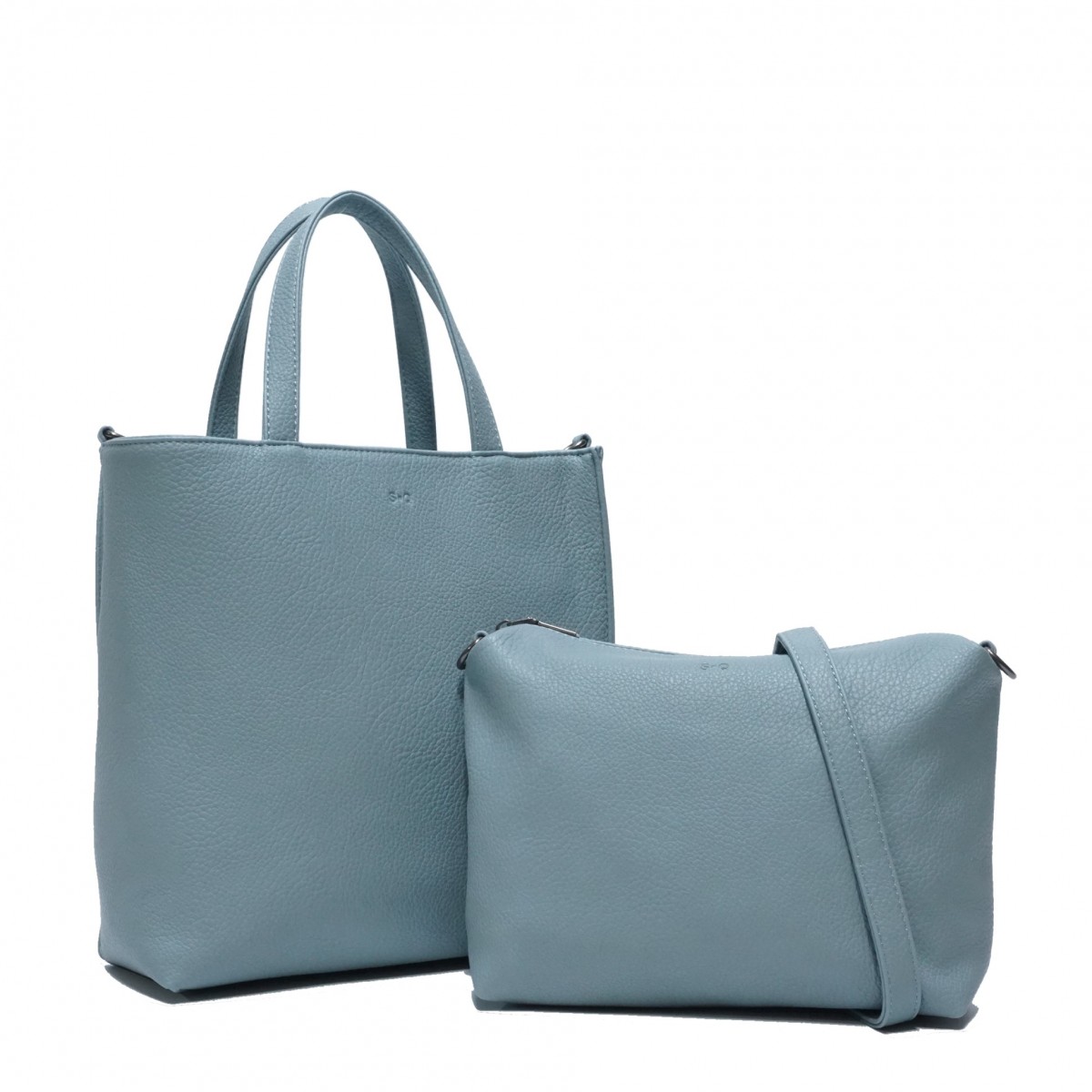 Charlie 2-in-1 Tote - Light Grey