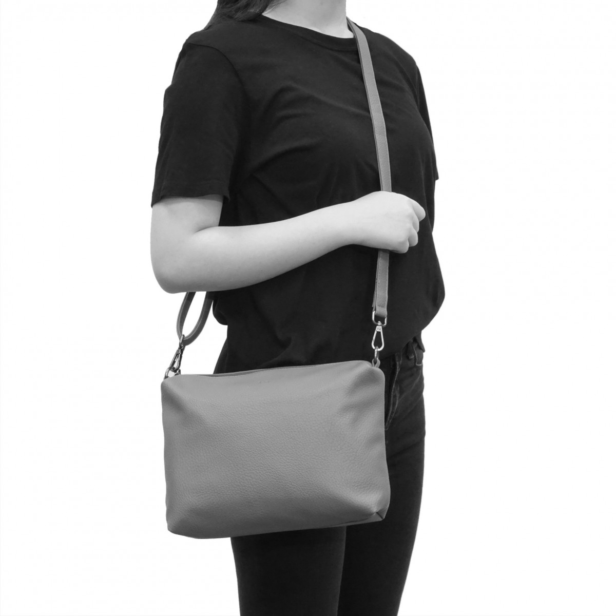 Charlie 2-in-1 Tote - Light Grey