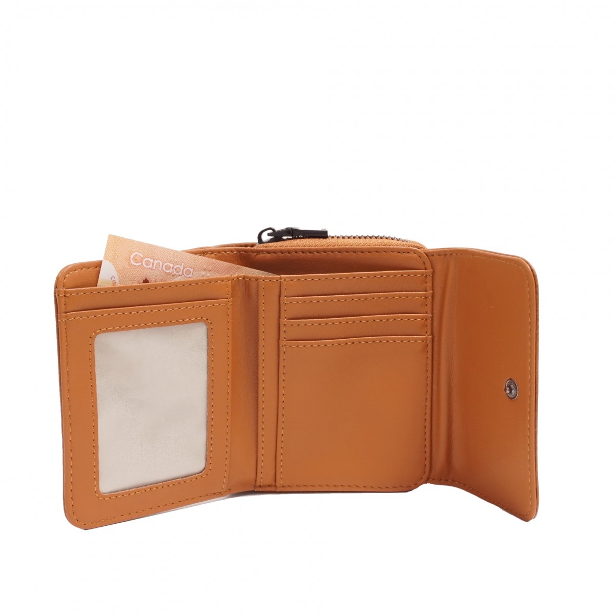Amber Bi-Fold Wallet - Black 
