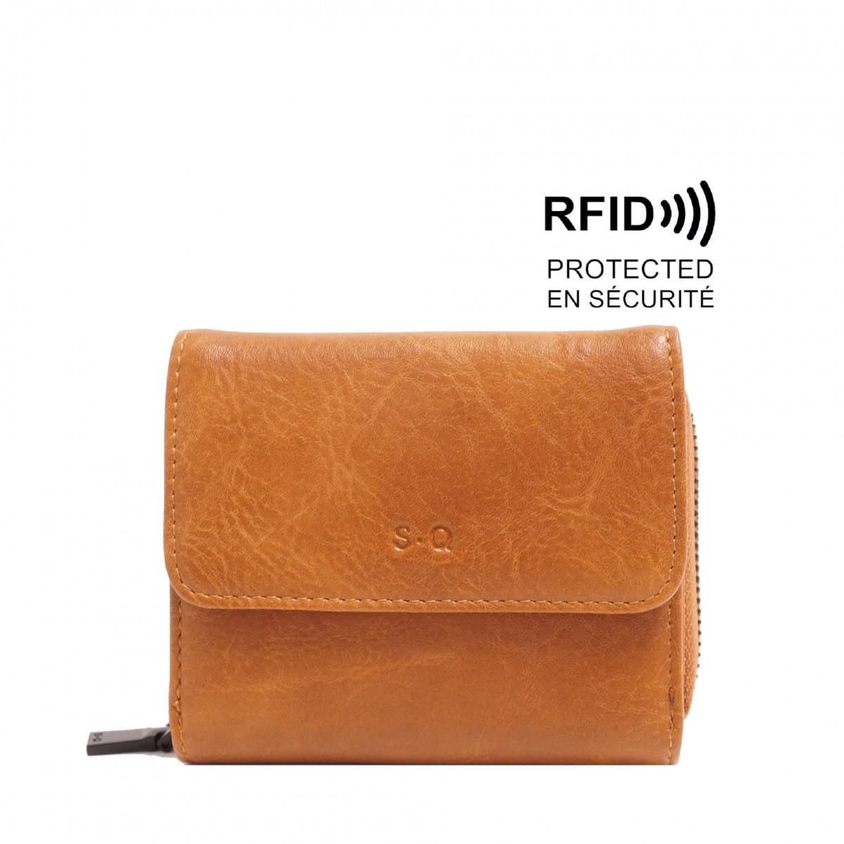 Amber Bi-Fold Wallet - Camel 