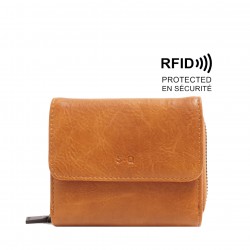 Amber Bi-Fold Wallet - Camel 