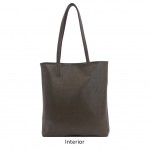 Amia 2-in-1 Reversible Tote - Chocolate / Olive 