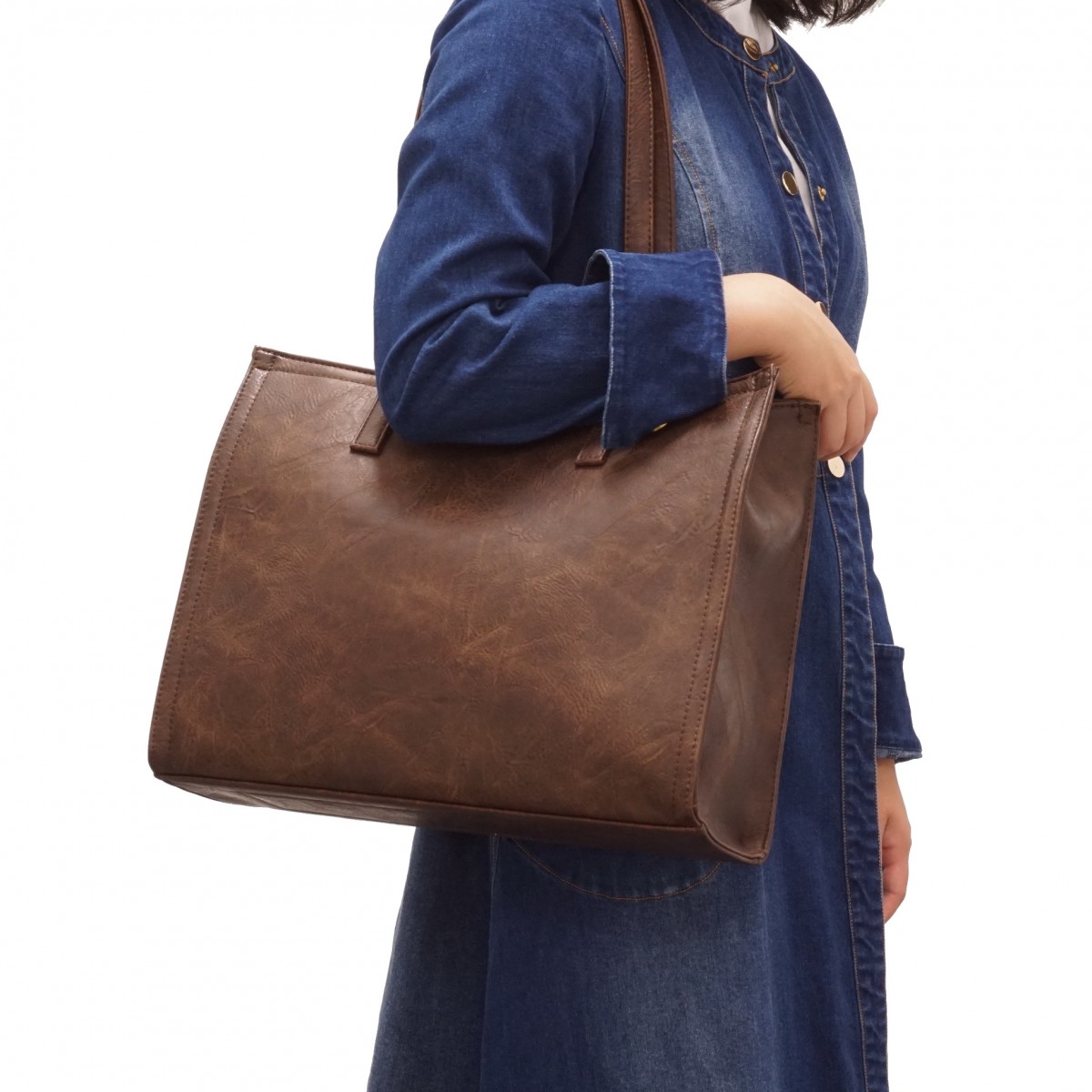 Mia Tote - Camel 