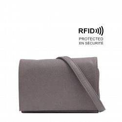 Nita Crossbody Wallet - Grey