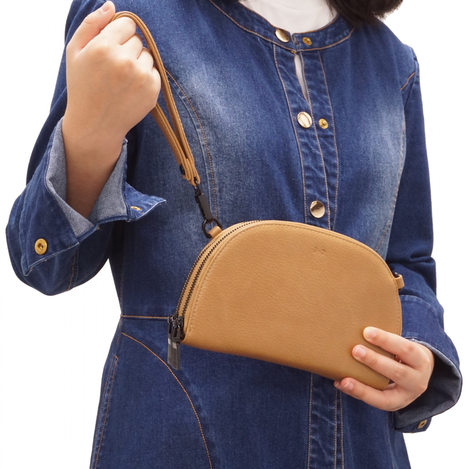 Madewell half discount moon crossbody
