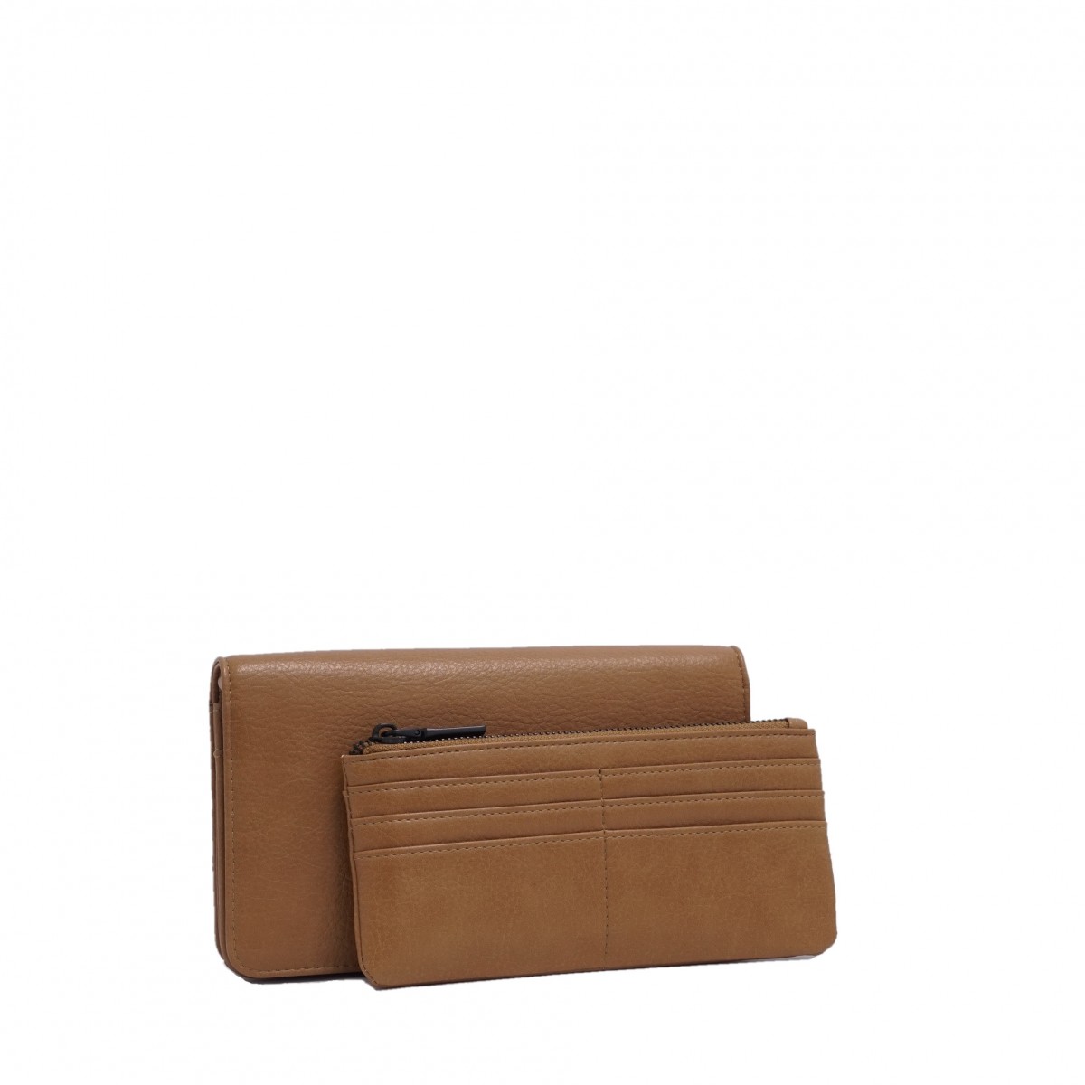 Rosina 2-in-1 Crossbody Wallet - Chocolate