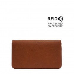 Rosina 2-in-1 Crossbody Wallet - Cognac 