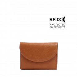 Rosetta Card Case - Cognac 