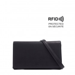 Viviana Crossbody Wallet - Black 