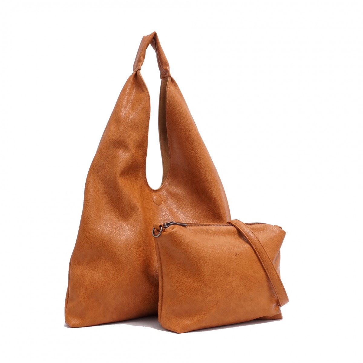 Cecilia 2-in-1 Reversible Hobo - Black / Pale Pink