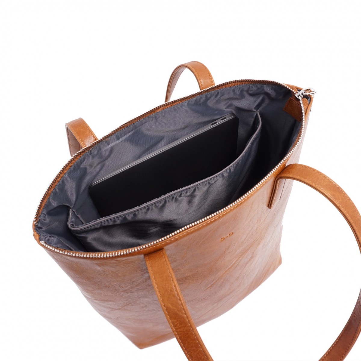 Willa Work Tote - Saddle Tan 