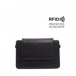 Monique Crossbody Wallet - Black 