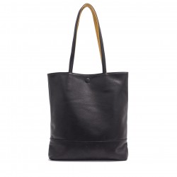 Amia 2-in-1 Reversible Tote - Black / Dark Yellow