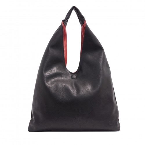 Cecilia 2-in-1 Reversible Hobo - Black / Red 
