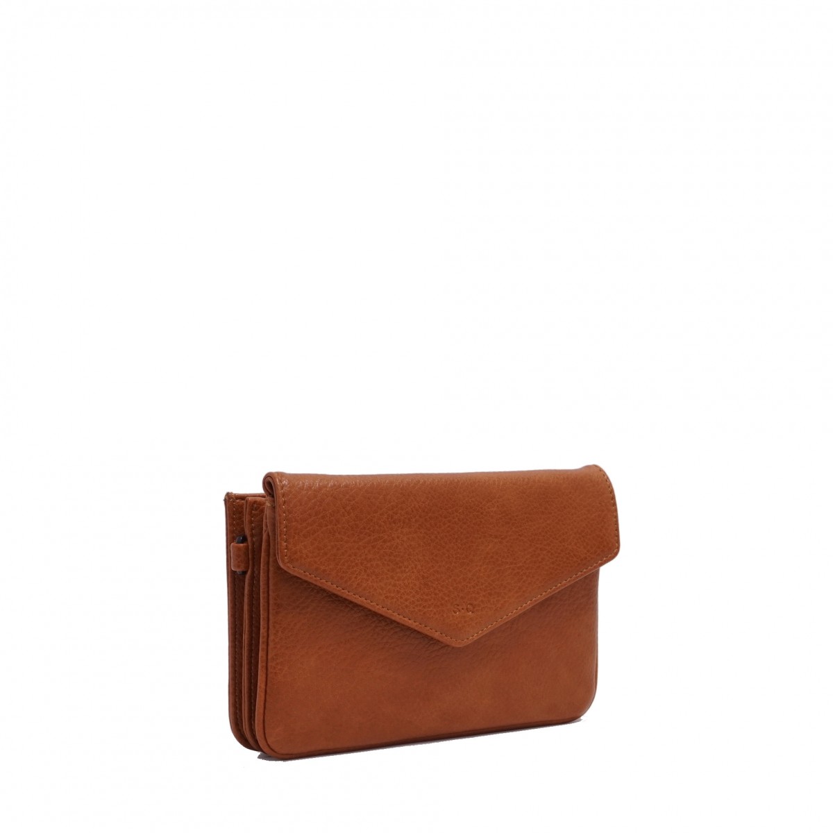 Payson Crossbody Wallet - Cognac 