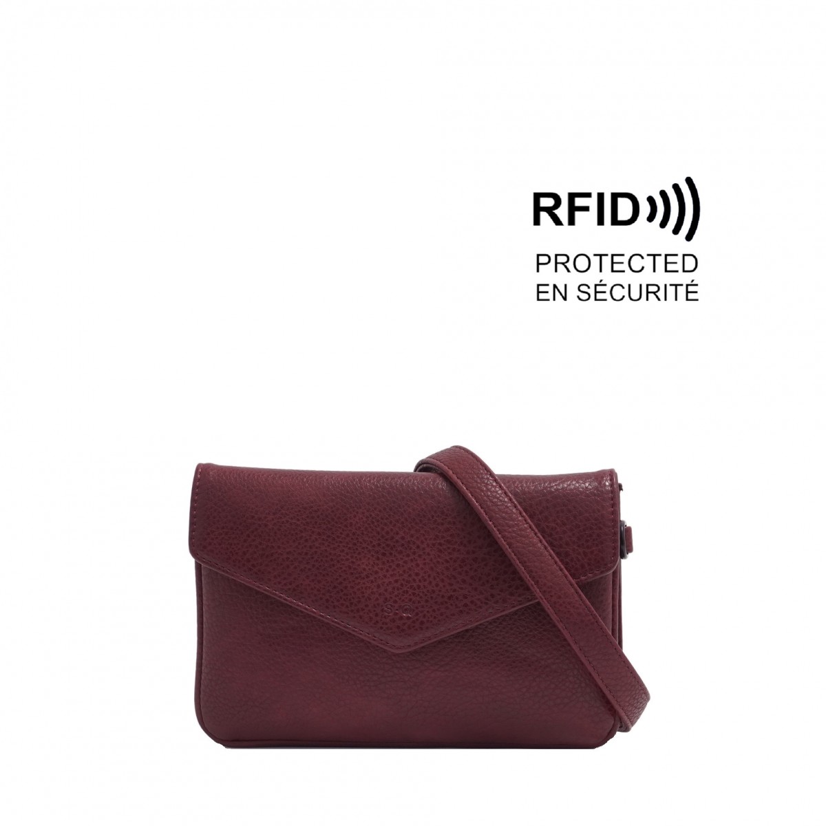 Payson Crossbody Wallet - Plum 