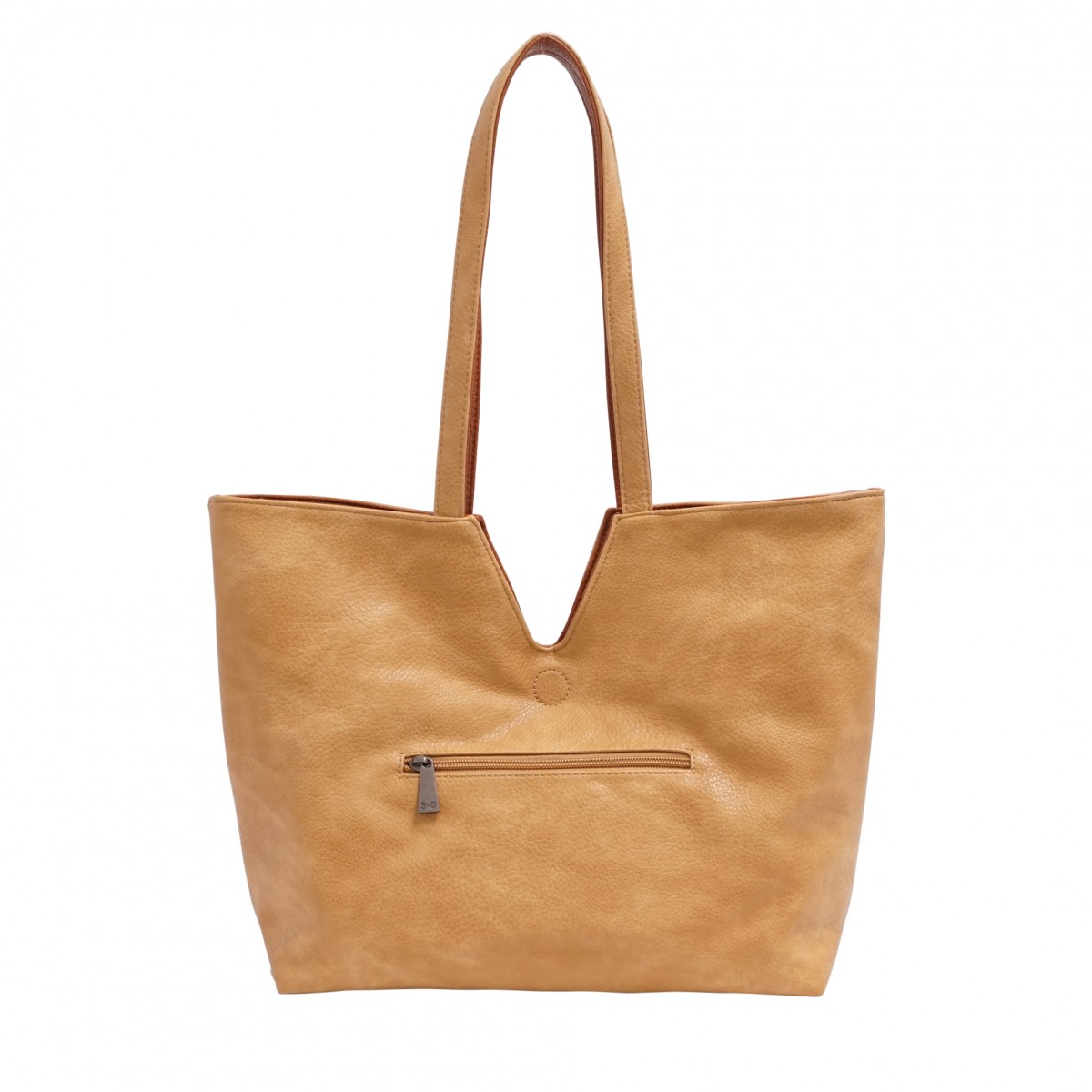 Marley 2-in-1 Reversible Tote - Doe / Cognac 