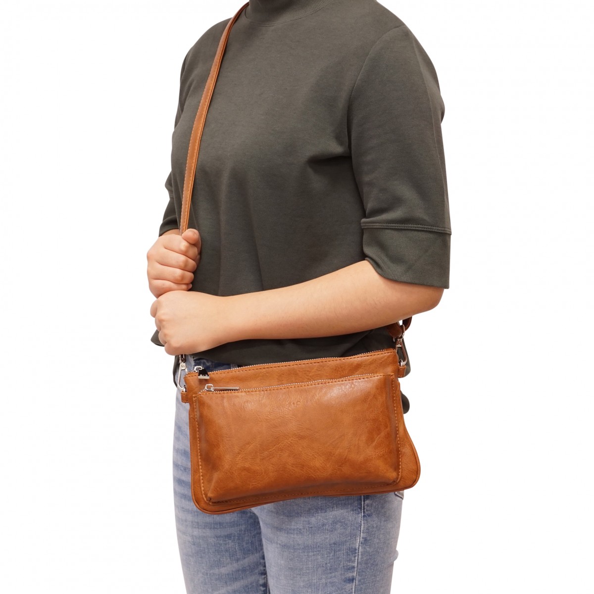 Vera Crossbody - Camel 