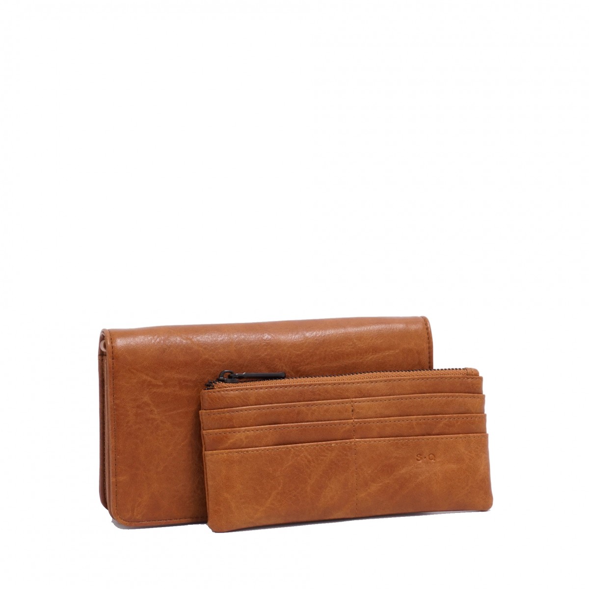 Rosina 2-in-1 Crossbody Wallet - Camel 