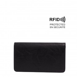 Rosina 2-in-1 Crossbody Wallet - Black 