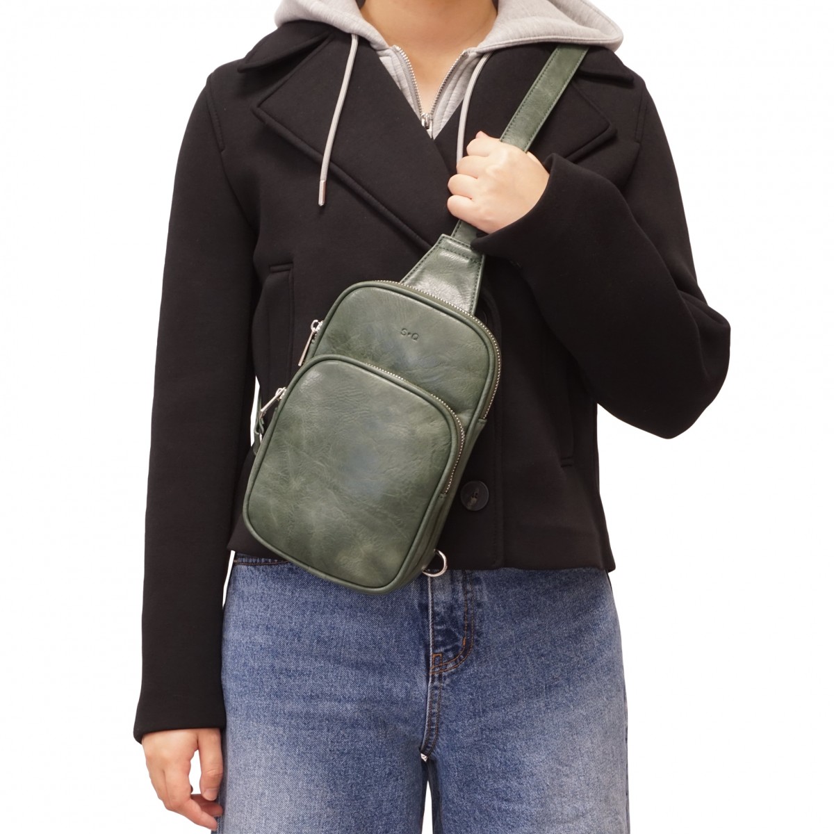 Wynter Sling Bag - Charcoal Grey 
