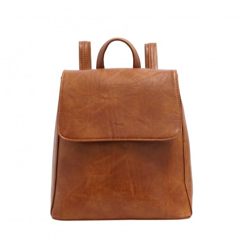 Gina Convertible Backpack - Camel 