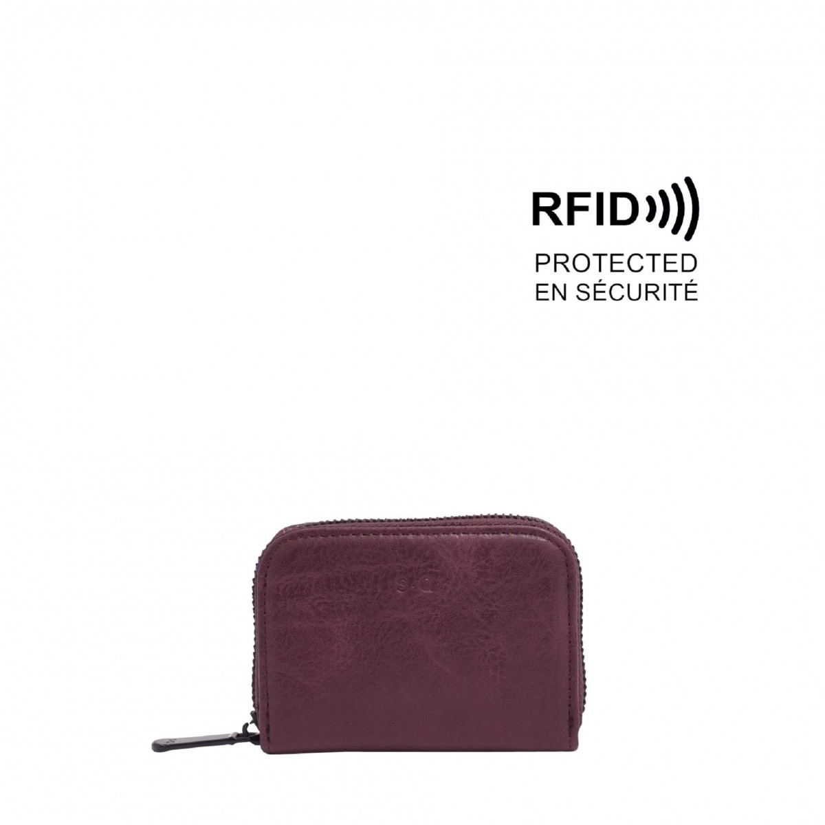 Iva Card Case - Eggplant 