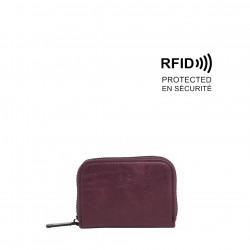 Iva Card Case - Eggplant 
