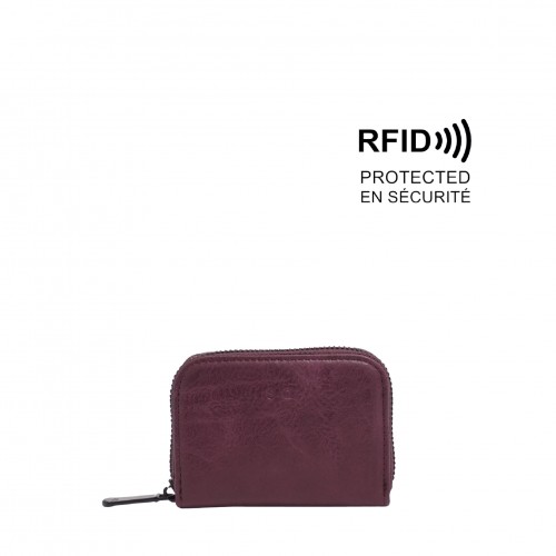 Iva Card Case - Eggplant 