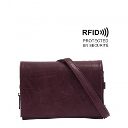 Nita Crossbody Wallet - Eggplant 