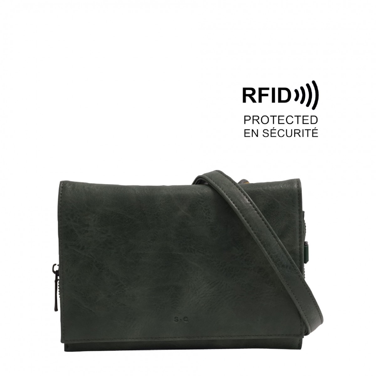 Nita Crossbody Wallet - Thyme 