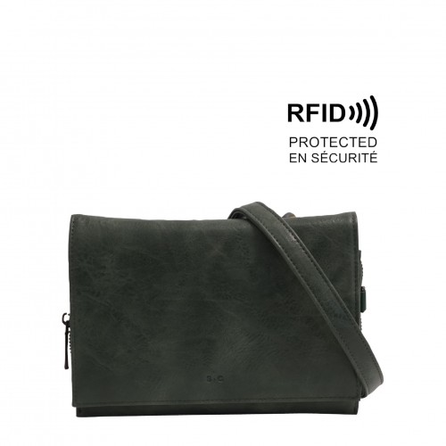 Nita Crossbody Wallet - Thyme 