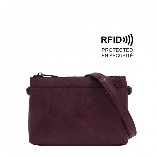 Dory Clutch - Eggplant 