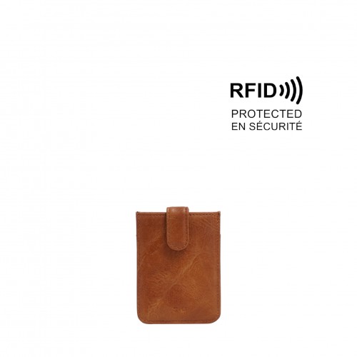 Isabela Card Holder - Camel 
