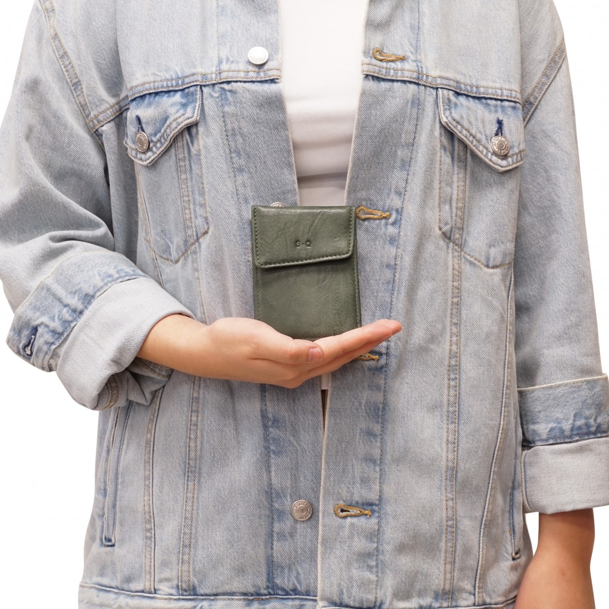 Alora Card Holder - Thyme 