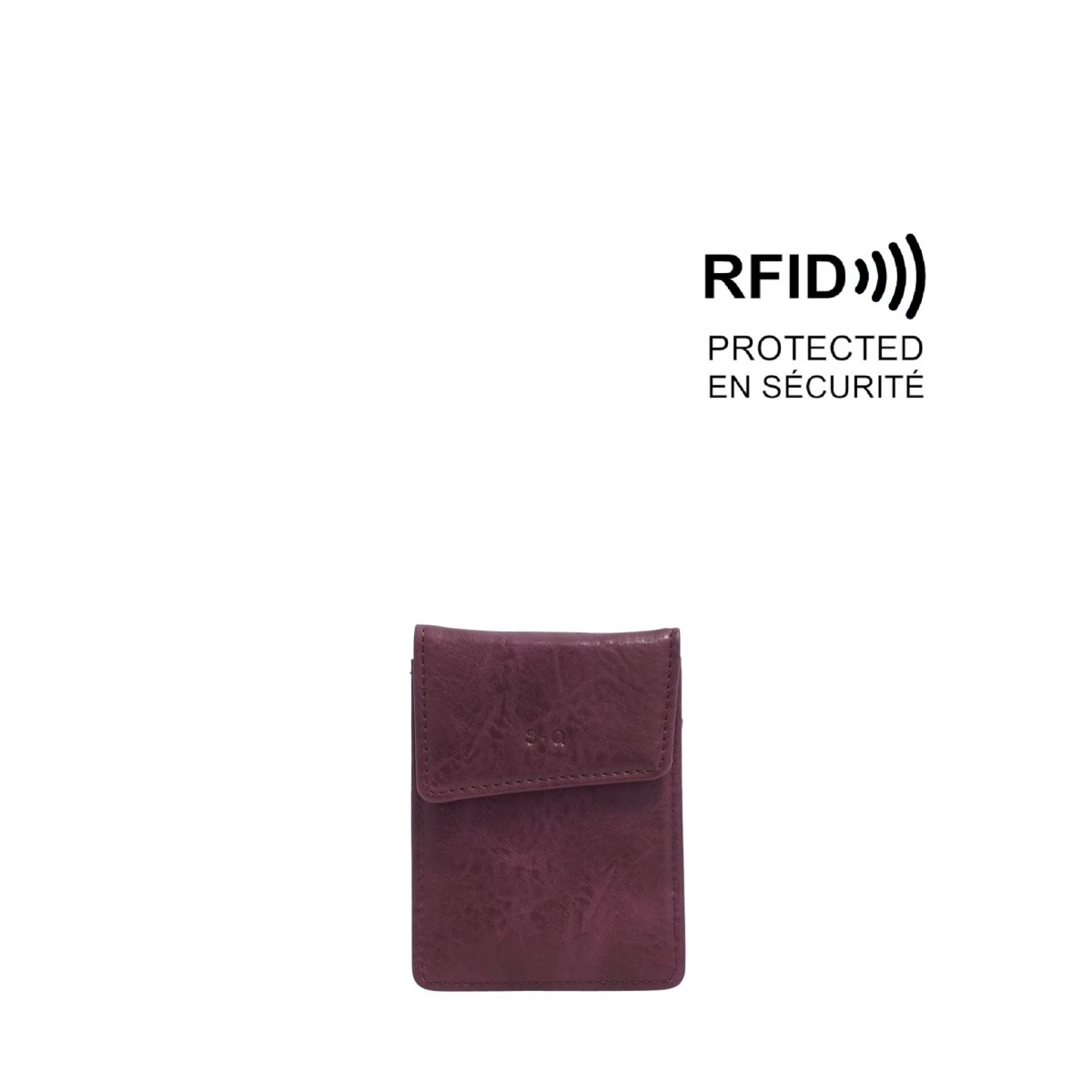 Alora Card Holder - Eggplant 