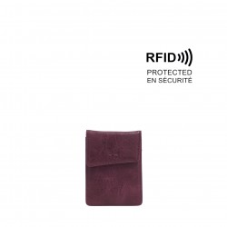 Alora Card Holder - Eggplant 