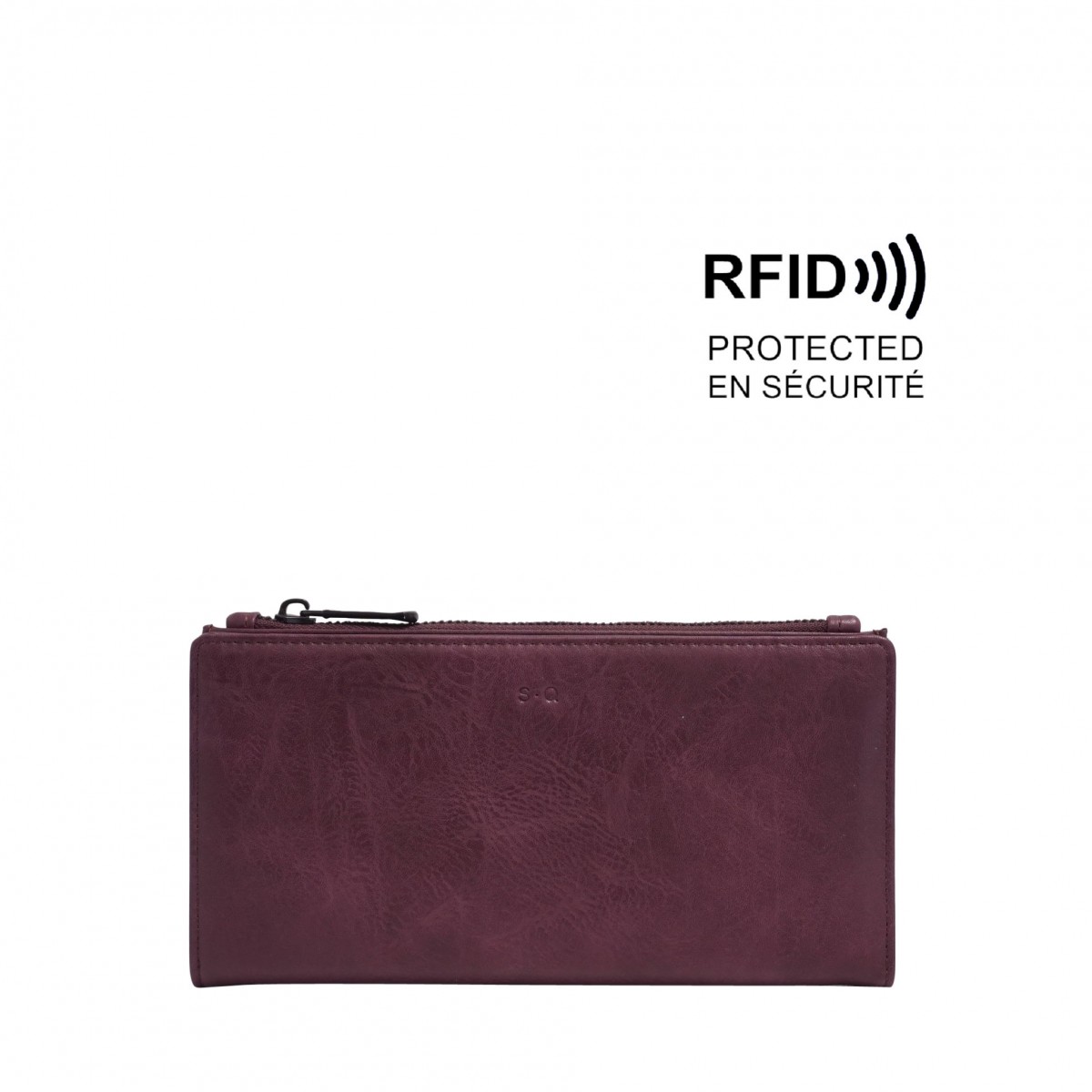 Scottie 2-in-1 Wallet - Eggplant 