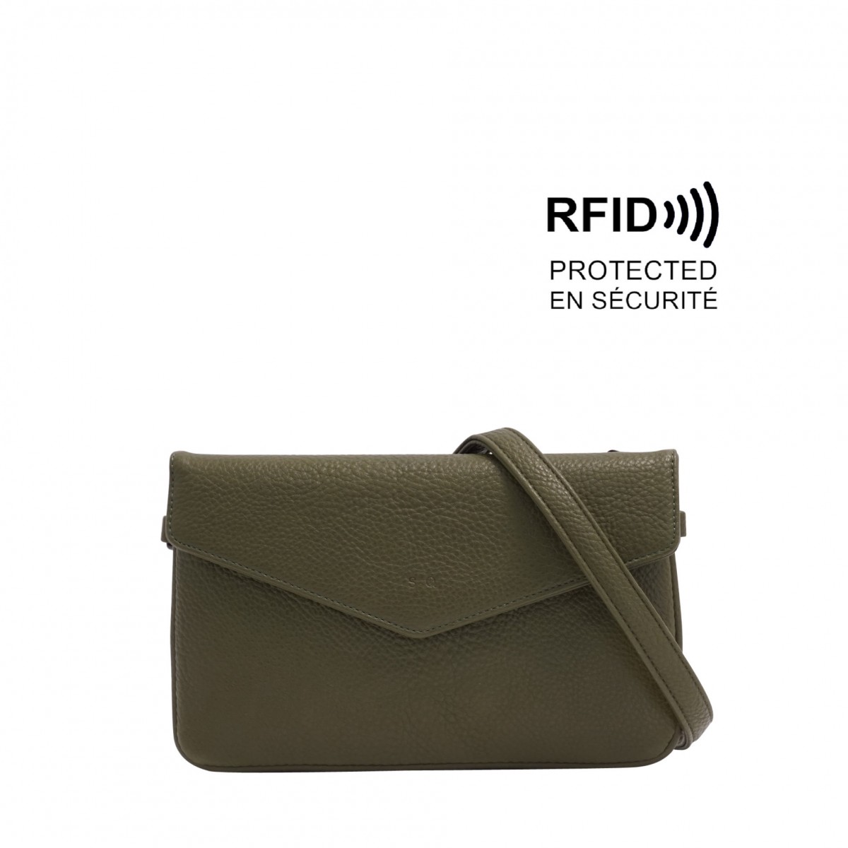 Luxury Crossbody Wallet - Green 