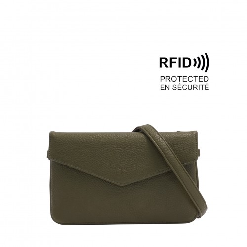 Luxury Crossbody Wallet - Green 