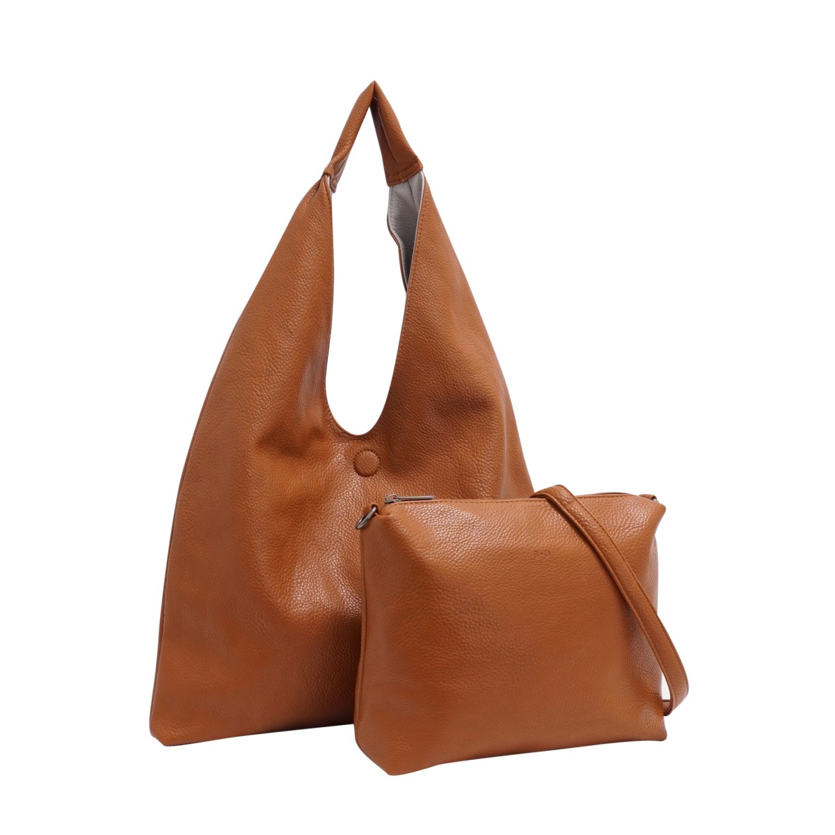 Cecilia 2-in-1 Reversible Hobo - Black / Silver 