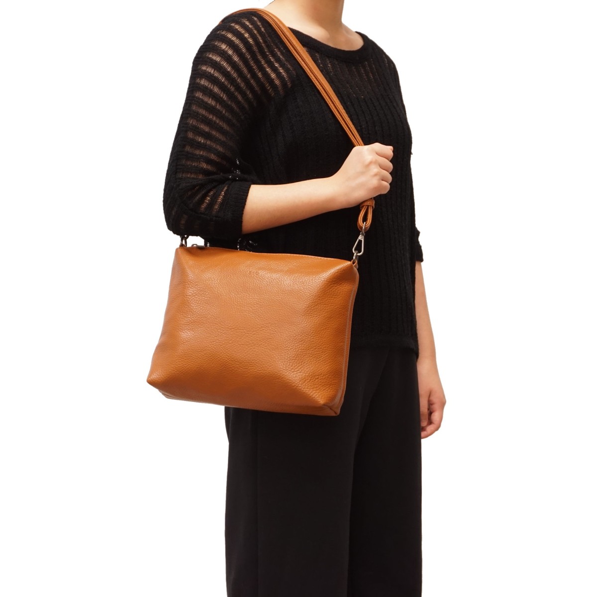 Cecilia 2-in-1 Reversible Hobo - Black / Silver 
