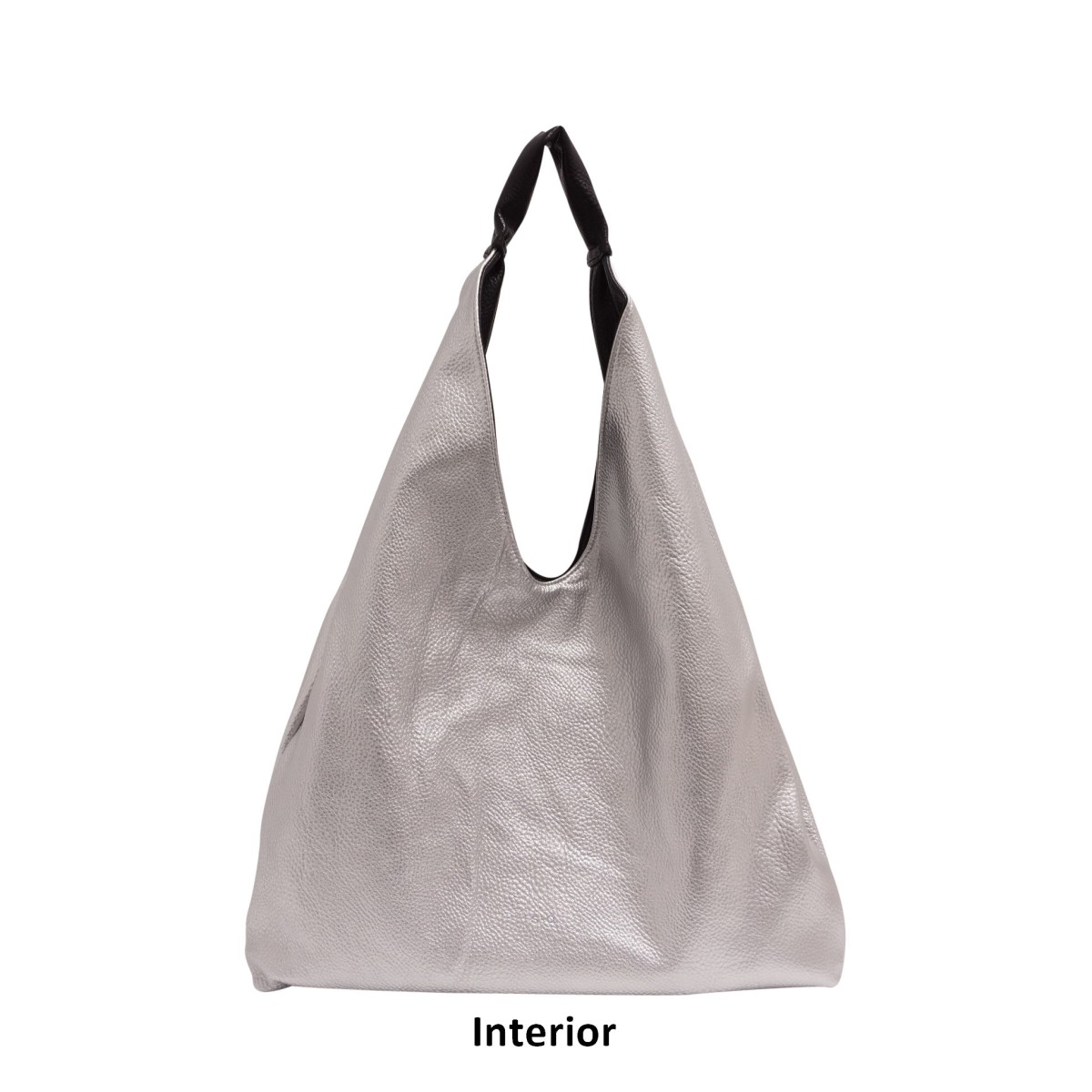 Cecilia 2-in-1 Reversible Hobo - Black / Silver 