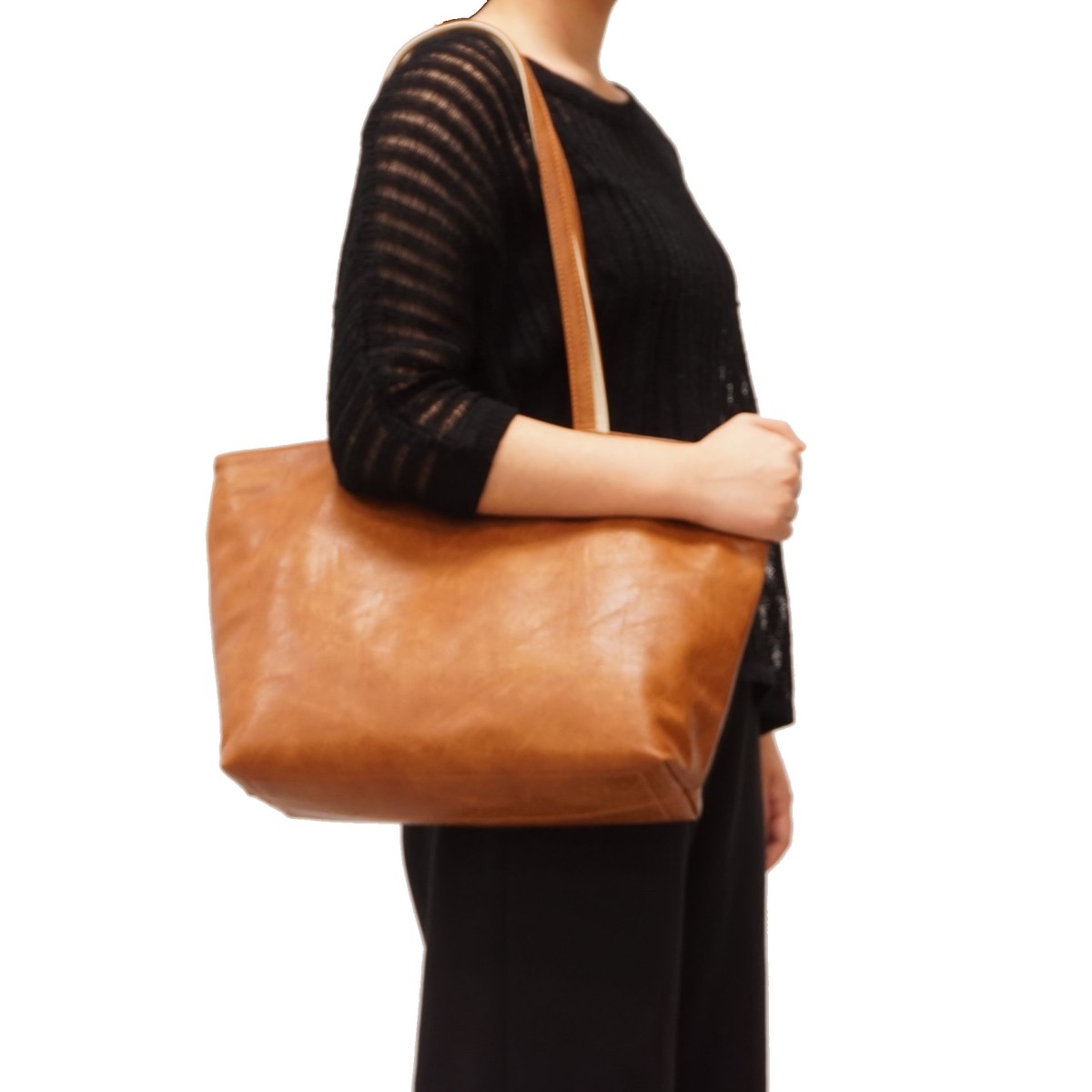 Brooke 2-in-1 Reversible Tote - Black / Blue 