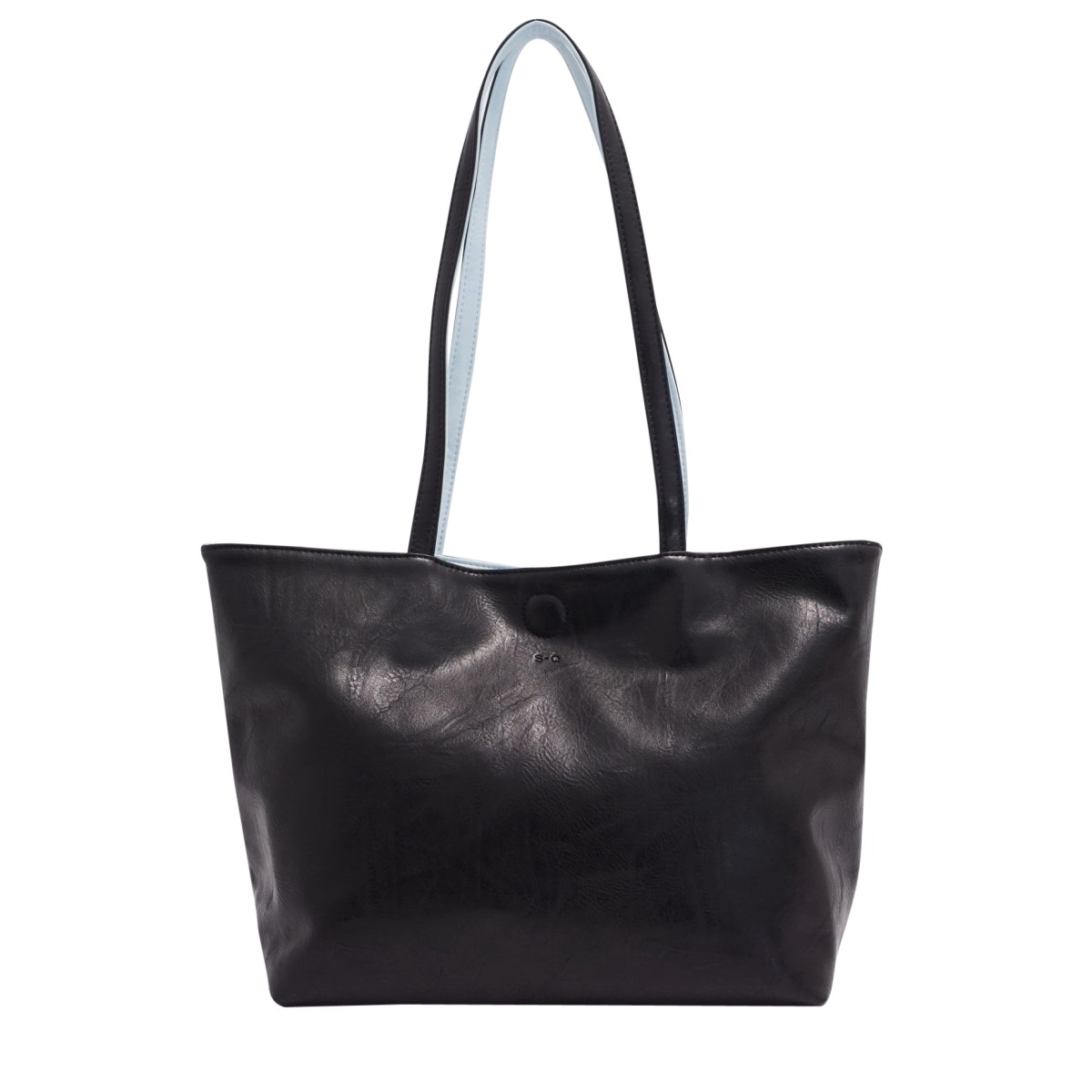Brooke 2-in-1 Reversible Tote - Black / Blue 