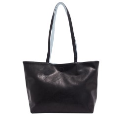 Brooke 2-in-1 Reversible Tote - Black / Blue 