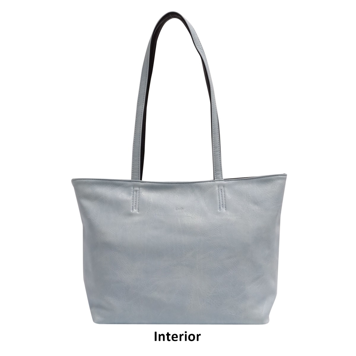 Brooke 2-in-1 Reversible Tote - Black / Blue 