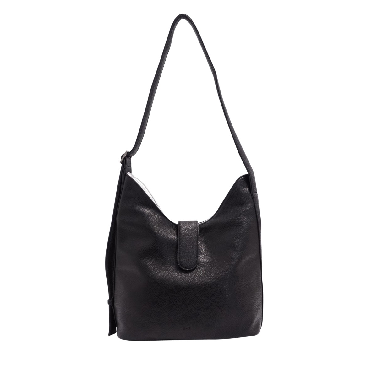 Mona 2-in-1 Reversible Hobo - Black / Silver 