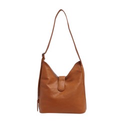 Mona 2-in-1 Reversible Hobo - Cognac / Light Grey 